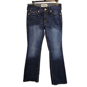 Ariat REAL Jeans Women's 29R Perfect Rise Bootcut Western Cowgirl Denim